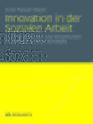 cover image of Innovation in der Sozialen Arbeit